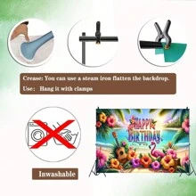 Tropical Beach Hawaiian Backdrop Seaside Ocean Surfboard Holiday Party Birthday Photography Background Banner,Christmas