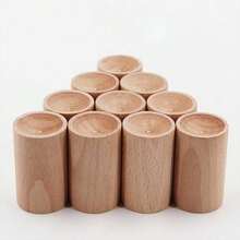 隨機木紋汽車空氣清新劑芳香精油擴香器，木制裝飾香氛分配器，適用於浴室 - 木紋隨機 - 查看 6