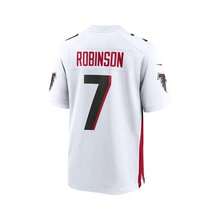 Nike Men's Bijan Robinson White Atlanta Falcons 2023  Draft First Round Pick Game Jersey - White - View 3
