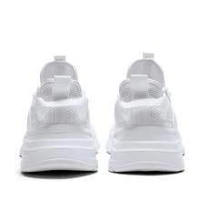 Men's Running Shoes Non Slip Shoes Breathable Lightweight Fashion Sneakers Slip Resistant Athletic Sports Walking Gym Work Shoes - 白色 - 查看 5