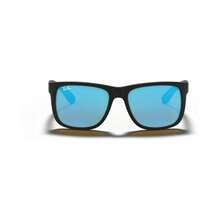 Ray-Ban 男女通用太阳镜，RB4165 Justin Mirror - 黑/綠鏡面 - 查看 3