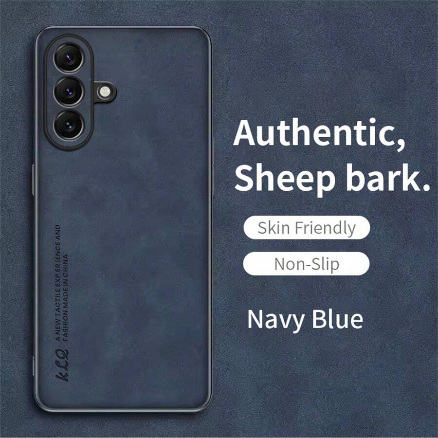 手機殼布紋防摔男士保護殼兼容三星Galaxy A05 A05s A10 A10s A11 A12 A13 A14 A15 A20 A02s A21s A22 A23 A24 A03 A03s A04 A30s A31 A32 A33 A34 A51 A52 A53 A54 A70 A71 A72 A73 A7 2018年 - 藍色 - 查看 1