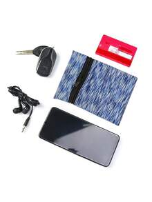 1PC Blue Zipper Running Bags Lightweight Wrist Wallet Pouch For Phone Key Card Sweatband Gym Fitness Sports Cycling Wristband Arm Bag - Blue - View 2