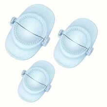 3入組餃子製造器,餃子模具,廚房工具,廚房小工具 - 白色 - 查看 7