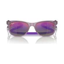 Ray-Ban Jr | 儿童太阳镜，新款 Wayfarer（7-10 岁） - 蛋白石紫 - 查看 4