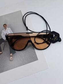 Un conjunto de gafas de moda con correa para gafas - Gafas semirradiadas con cordón ajustable - combinación - Ver 7