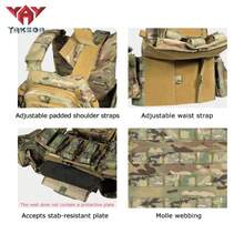 VAV YAKEDA Quick Release Chaleco Tactico Carrier MOLLE Camouflage HuntngTactical Vest With Crotch Protection - CP - View 12