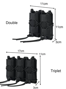 Hunting Molle Pistol Mag Pouch Double/Triplet Stack Magazine For 9mm/.40 Calibers 45acp S&W M&P, Sig 226/229, And Springfield 1911 Commute Bag For School Graduation Gifts For Books Freshman Multi-Functional Dorm University School Bag High School Practical Gifts For Men Vacation Funny Gifts Travel Christmas Holiday Thanksgiving Chest Bag For Men Side Bags For Men Satchel Bag Leather Bag Hobo Bag Hip Bag Black Bag Travel Essentials Holiday Essentials Fanny Pack Summer Summer Bag Springbreak Bag Pack Belt Bag Waist Bag School Supplies