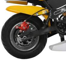 49cc 2 Stroke Pocket Bike, Mini Motorcycle For Kids, Gas Pocket Motorbike With Strong Dual Brake, Racing Max Speed 20Mph, Dual Headlights - Multicolor - View 11