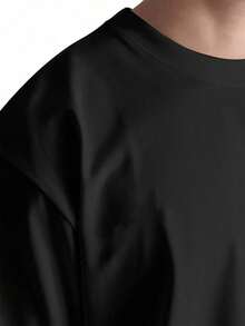 Men T-Shirts - 黑色 - 查看 3