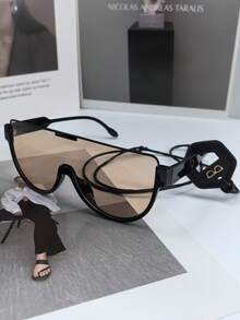 Un conjunto de gafas de moda con correa para gafas - Gafas semirradiadas con cordón ajustable - combinación - Ver 4