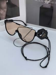 Un conjunto de gafas de moda con correa para gafas - Gafas semirradiadas con cordón ajustable - combinación - Ver 6