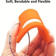 Thẻ hành lý silicon sống động - Hộp đựng thẻ tên để nhận biết hành lý ngay lập tức - Linh hoạt, chống nước, hoàn hảo cho những chuyến du lịch không rắc rối Đồ dùng du lịch cần thiết cho ba lô du lịch Túi du lịch Vali hành lý Dụng cụ du lịch Trở lại trường học - Màu xanh hải quân - Xem 5