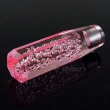 150mm Manual MT Transmission Octagon Crystal Bubble Drift Short Shift Knob Universal - 粉色 - 查看 3