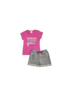 Young Girls Sets - 玫紅色 - 查看 1