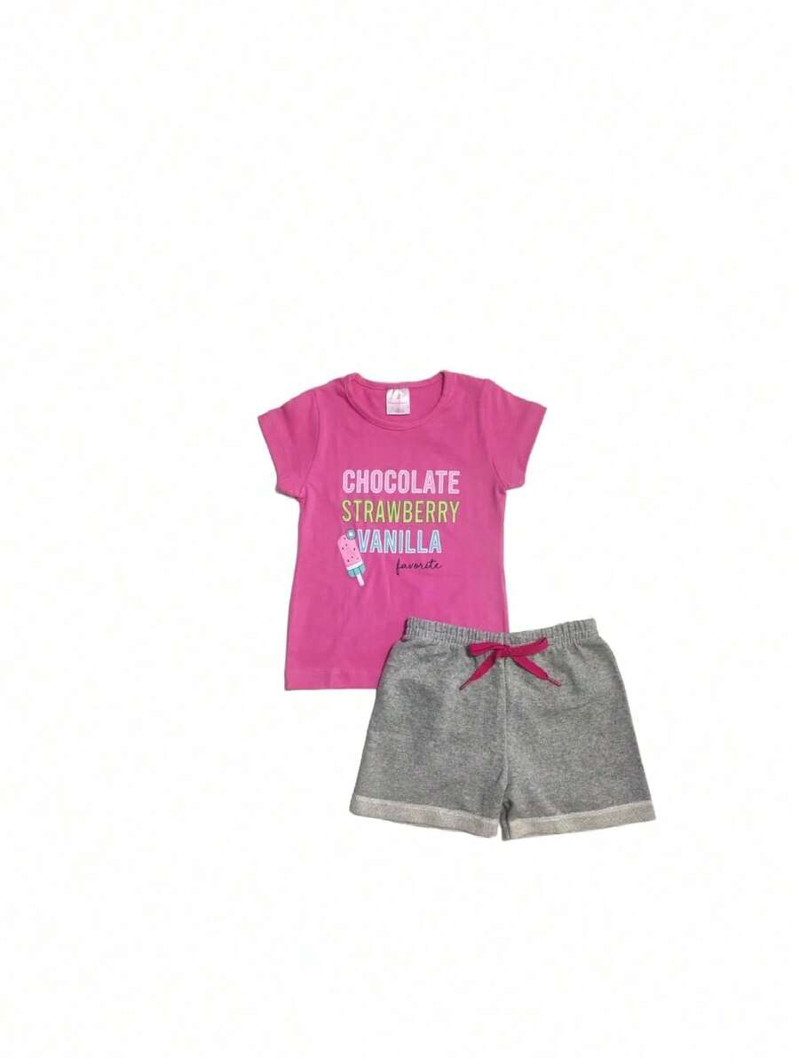 Young Girls Sets - 玫紅色 - 查看 1