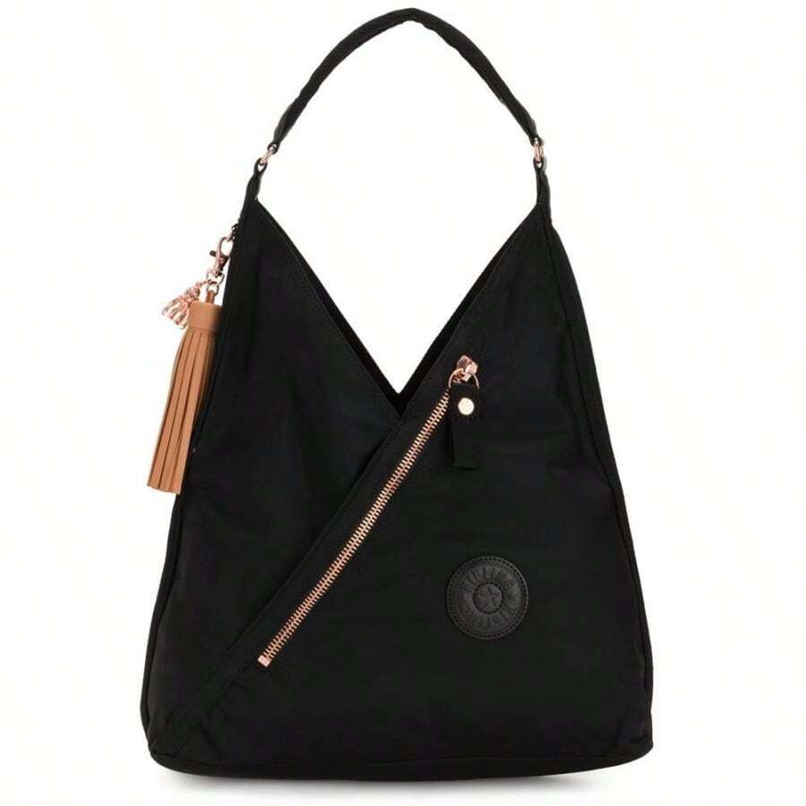 Kipling Olina Handbag - Rose Black/Rose Gold - View 1