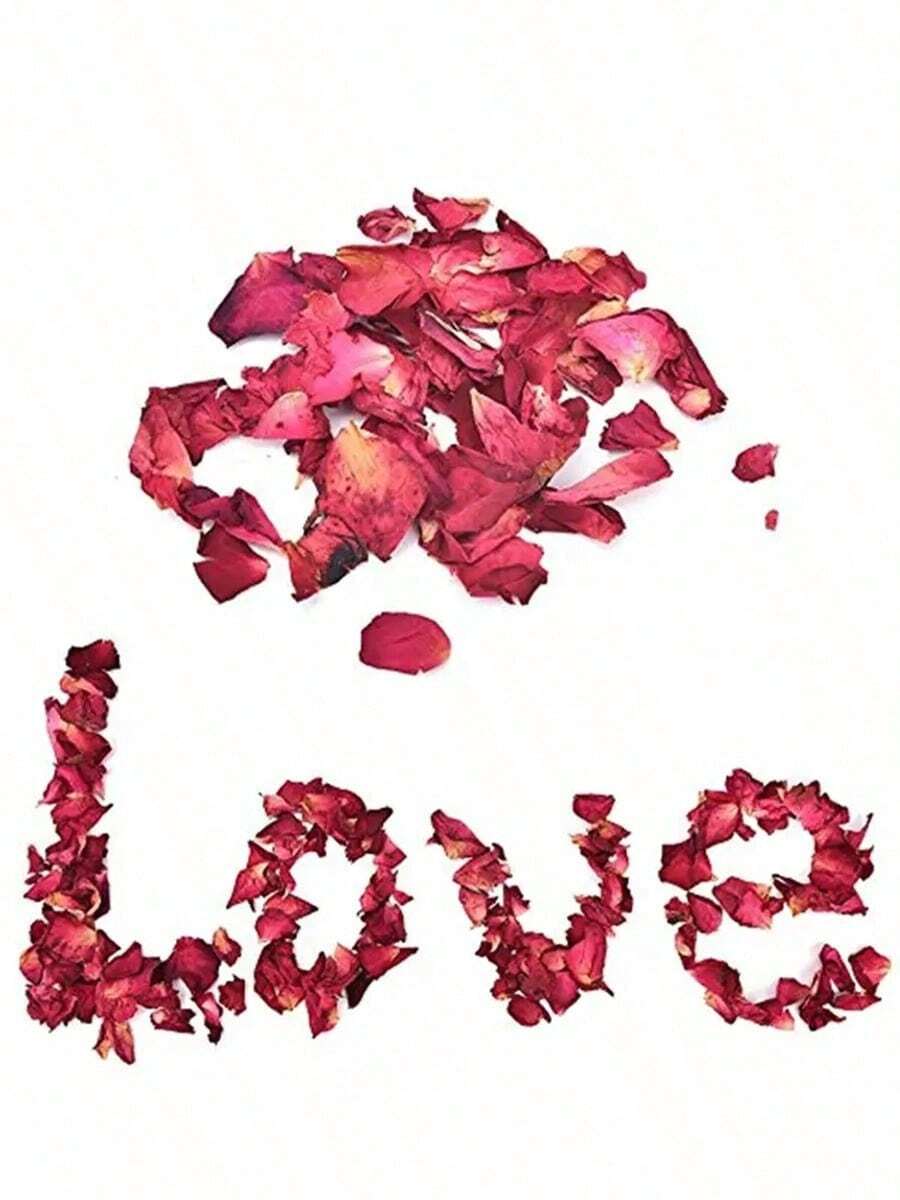 50g Natural Dried Red Rose Petals, Real Natural Dried Rose Petals For Bath, Soap Making, Candle Making, Wedding, Confetti, DIY Crafts, Non Edible Valentine'S Day Decoration - Dusty Pink - View 1