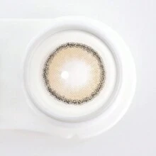 Magister 彩色隐形眼镜，处方 1 副/2 片，14.0mm，米棕色，6 个月抛型，自然散瞳款式，非常适合夏季彩色眼妆，附赠隐形眼镜盒。 - 米棕色 - 查看 3