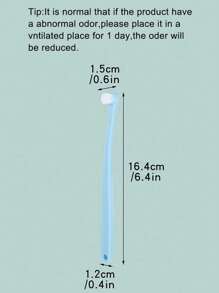 1pc Random Color Pet Toothbrush For Dog And Cat For Teeth Cleaning