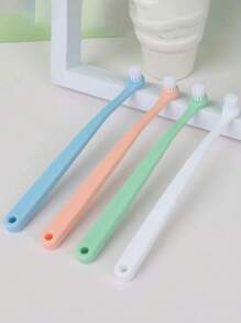 1pc Random Color Pet Toothbrush For Dog And Cat For Teeth Cleaning