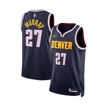 Nike Áo đấu  Denver Nuggets màu xanh navy Jamal Murray của nam và WoBoyfriend Style dành cho nam - Phiên bản biểu tượng - Hải quân - Xem 1