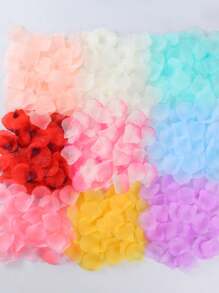 100 cái/gói Cánh hoa hồng cưới, Cánh hoa nhân tạo bằng vải không dệt, Trang trí cho lễ đính hôn, cầu hôn, lễ kỷ niệm, v.v. - cánh hoa - Xem 1