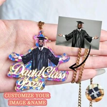 Bộ Bông tai & Vòng cổ tùy chỉnh, Thiết kế kích thước lớn, Nhiều màu sắc và kiểu dáng, Quà lưu niệm lý tưởng, Quà sinh nhật, Quà tặng bất ngờ, Mùa tốt nghiệp, Mùa tựu trường, Du lịch cần thiết - Hồng - Xem 11