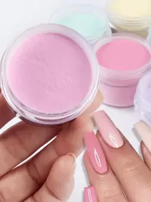 10g/9 Colors Candy-Colored Y2K Acrylic Nail Powder Nude 3D Sculpture Nail Extension Gradient Pigment Acrylic Liquid Dustproof Accessory DIY Art - Nhiều màu - Xem 2