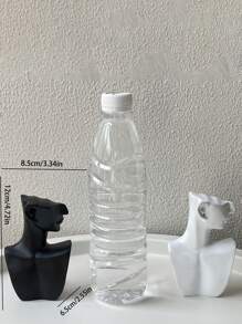 1 Peça Suporte de Colar com Busto de Perfil Lateral de Resina Branca, Suporte de Brinco, Adequado como Organizador de Decoração Doméstica Pequena, Caixa de Armazenamento de Viagem, Presentes de Viagem, Volta às Aulas
