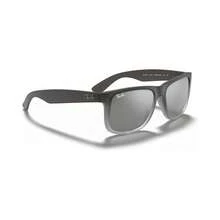 Ray-Ban Kính mát Unisex, RB4165 Justin Mirror - GƯƠNG MÀU XÁM/BẠC - Xem 5