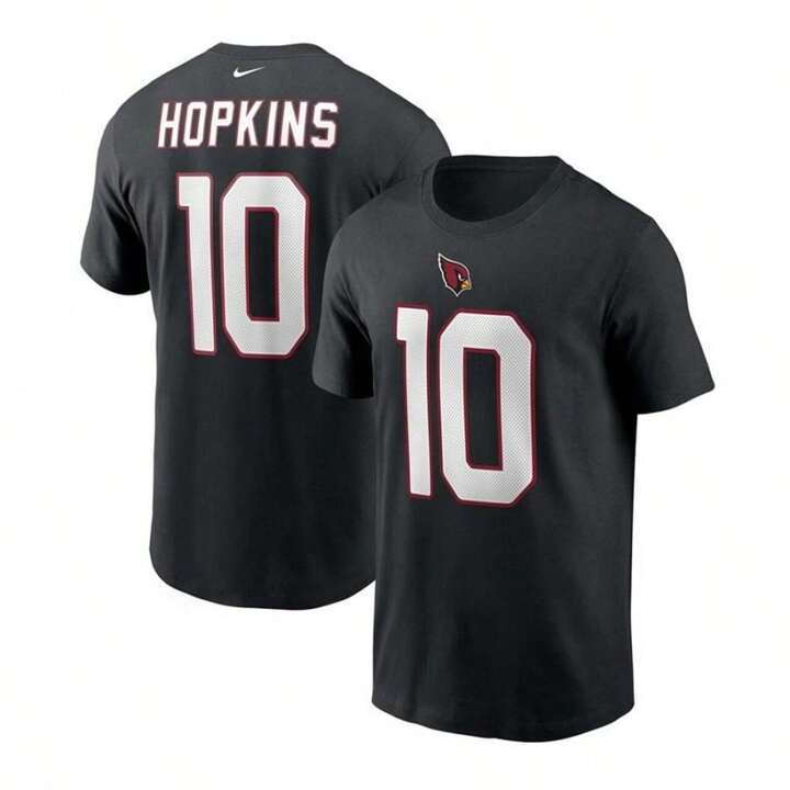 Nike Men s DeAndre Hopkins Black Arizona Cardinals Name And Number T Shirt SHEIN
