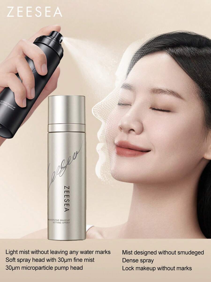 Zeesea 持久保湿定妆喷雾，适合干性肌肤，无需卸妆即可保湿，控油，快速定妆 - moist - 查看 1