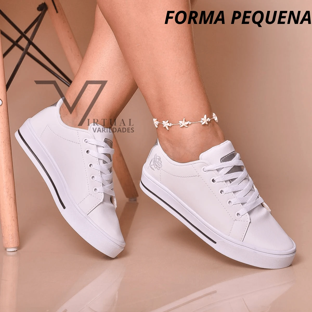 Women Casual Shoes - 白色 - 查看 1