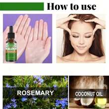 30ml Pure Rosemary Hair Essential Oil - Nourishing & Invigorating Scent For Long-Lasting Health - Lightweight, Quick Absorption Formula - Rosemary - View 2