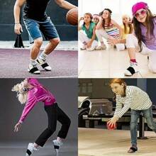 1 Pair Shoes Socks For Dancers, Dancing Socks Over Shoes For Dancing On Smooth Floor, Ballet Accessories - Black - View 7