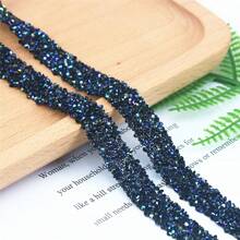 Dây viền đính đá nhựa tự dính nhiều màu, dài 1 thước Anh, dùng để trang trí quần áo/túi xách/giày dép, đồ dùng thủ công tự làm. - Nhiều màu - Xem 7