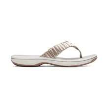 Clarks | Sandalias de dedo tipo chanclas Breeze Rae para mujer - Champán - Ver 4