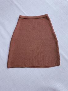 Women Skirts - 棕色 - 查看 2