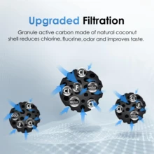 Waterdrop WD-10GC Under Sink Water Filter, Replacement For Waterdrop TSA & TSB & TSB CM 3-Stage Under Sink Water Filter System. - Black - View 3