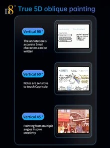 D8 透明 iPad Pen 触控笔兼容 iPad，具有磁性无线充电功能，透明设计倾斜感应防手掌误触，iPad Pencil 第二代兼容 Apple iPad 2018 及更高型号 - 無色 - 查看 6