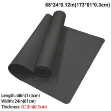 1pc 173*61*0.3cm EVA Yoga Mat For Beginners Fitness Mat, Dance & Yoga Mat