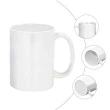 36 Pack 15oz Sublimation Coffee Mug White Blank Ceramic Mugs Thermal Transfer Drinking Cups - White - View 3