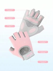 GOUNOD 1 Pair Weight Lifting Gloves Full Palm Protection, Workout Gloves For Gym, Cycling, Exercise, Breathable, Super Lightweight For Men And Women. - Multicolor - View 5