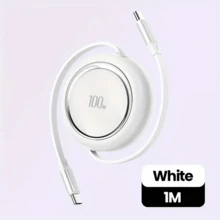 雙TYPE-C 100W可伸縮數據線，適用於蘋果15前沿通用Type C所有型號，豐富多彩顏色 - 彩色 - 查看 7