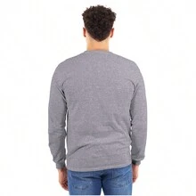 Angry Young Man Funny Teen Adolescent Mens Long Sleeve Tee T Shirt - Sport Grey - View 2
