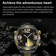 Special Promotion New S30 Max Men's Smart Watch AMOLED HD Screen GPS Bluetooth Call IP68 Waterproof Watch Blood Glucose Meter - 黑色 - 查看 3