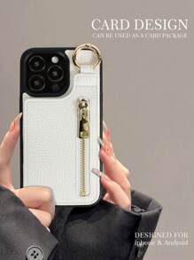 1 Stylish PU Leather Phone Case With Multiple Card Slots And Holder Compatible With Apple IPhone 15 14 13 12 11 Pro Max Galaxy S21 Plus S21 Ultra S22 S23 S24 A14 A15 A24 A34 A35 A53 A54 A55 A73 Note20 20 Ultra