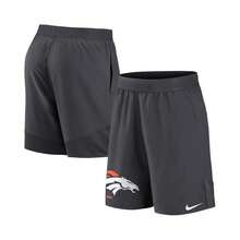 Nike Men's Anthracite Denver Broncos Stretch Performance Shorts - Anthracite - View 1