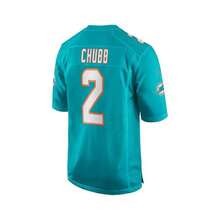 Men's Bradley Chubb Aqua  Game Player Jersey - Aqua - View 3